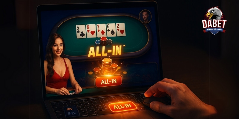 Căng như dây đàn! Chạm ‘All-in’ trong phút quyết định – một phần không thể thiếu của chiến thuật poker